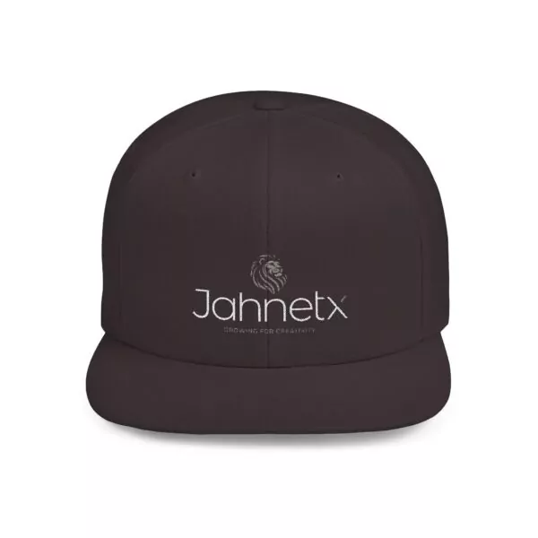 Black cap with Jahnetx logo and lion emblem